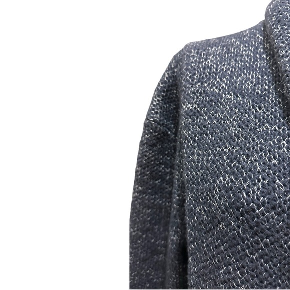 294 ZARA | EUC Turkey Women’s Blue Open Front Knit Cardigan Sweater (size M) - Picture 6 of 12